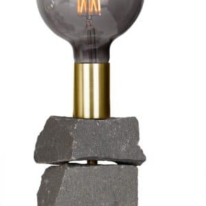 Bordlampe - 40 Globe Basalt - Messing