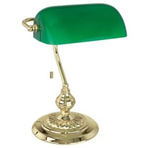 Eglo bordlampe - Banker - Grøn/messing