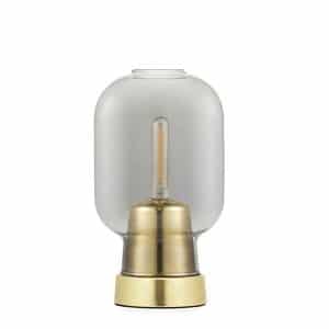 Normann Copenhagen Amp Bordlampe Røgfarvet/Messing