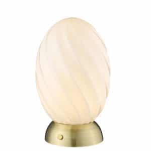 Halo Design Twist Egg bordlampe - messing