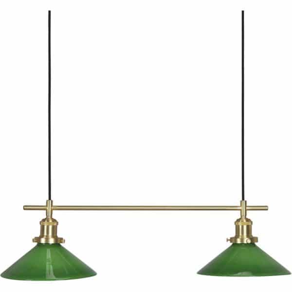 August loftlampe - Grøn/messing fra PR Home