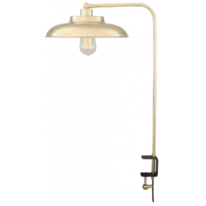 Telal Bordlampe med klemme H70 cm 1 x E27 - Poleret messing