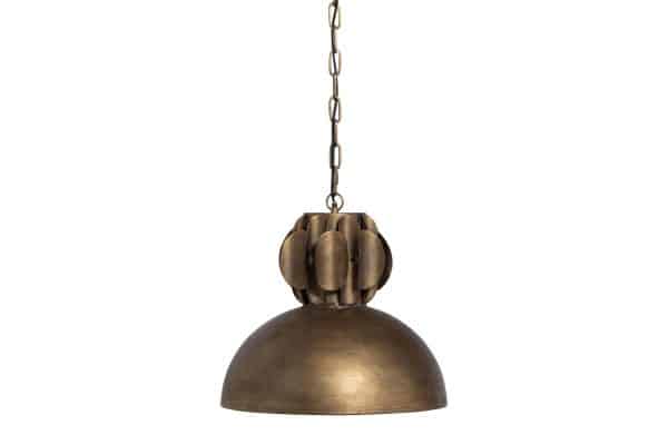 BEPUREHOME Collection loftlampe, rund - antik messing jern (Ø40)