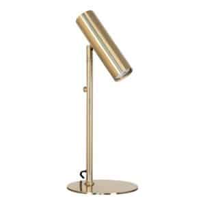Bordlampe Lampe i messing med stofledning på 200 cm Pære: GU10/5W LED IP20 - 6409102
