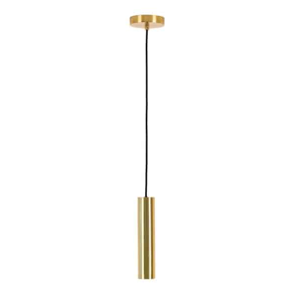 Pendel Lampe i messing med stofledning på 120 cm Pære: GU10/5W LED IP20 - 6409108