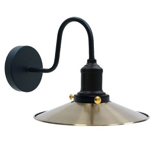 Grøn Messing Retro Vintage Væglampe Metal Væglampe Industriel Lampe Lanterne Lys E27