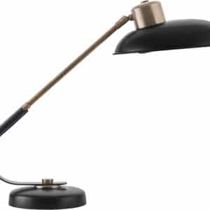 House Doctor - Bordlampe - Art Deco - Messing - Sort - H 50 Cm