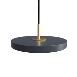 Asteria micro pendel, antrasit/messing
