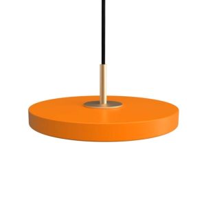 Asteria micro pendel, orange/messing