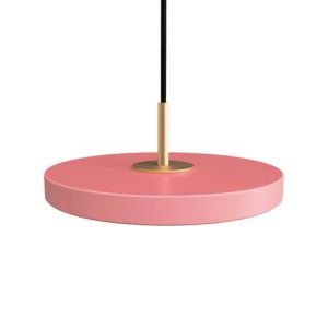 Asteria micro pendel, rose/messing