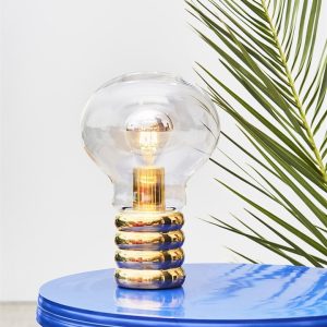 Bulb bordlampe, messing