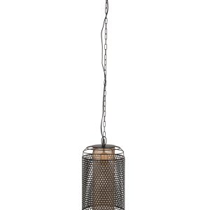DUTCHBONE Archer loftlampe M - messing og sort jern