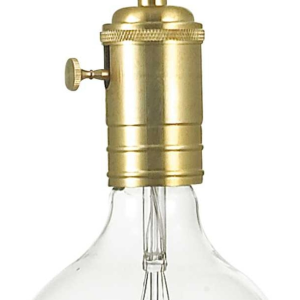 Doc, Pendel lampe, E27 max 1 x 60W, E27, messing/sort, metal, Ø100xHmin145/max2235mm