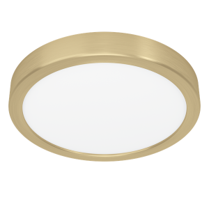 EGLO FUEVA 5 plafond Ø210 mm, 3000K, børstet messing