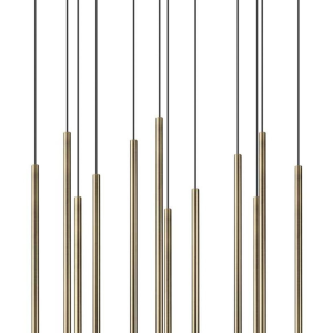 Filo, Pendel lampe, LED 23W, LED, messing, metal, aluminium, Ø600xHmin860/max1500mm