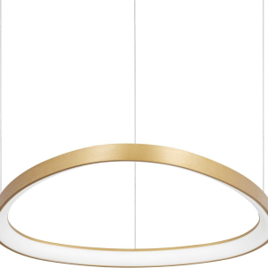 Gemini, Pendel lampe, LED 48W, LED, messing, metal, plast, L610xHmin185/max1515xB610mm