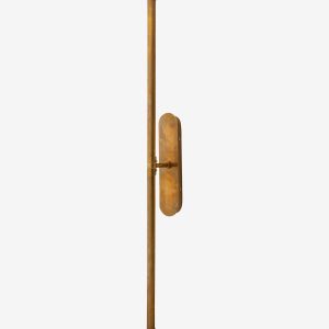 LUNA væglampe - L116 cm - messing