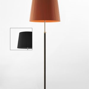 Pie de salón Gulvlampe G1 sort/messing