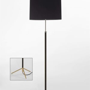 Pie de salón Gulvlampe G2 sort/messing