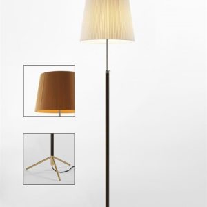 Pie de salón Gulvlampe G3 sennep/messing