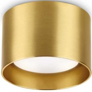 SPIKE Loftlampe i aluminium Ø10 cm 1 x GX53 - Satineret messing