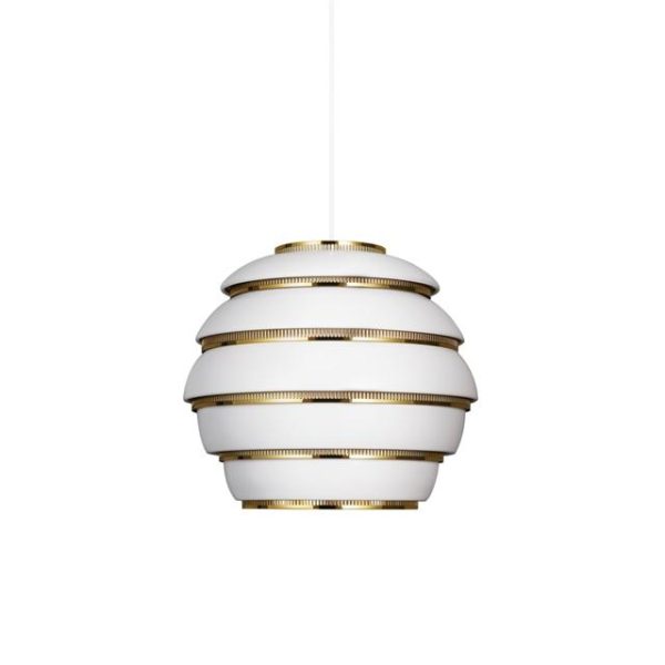 artek Beehive A331 Pendel Hvid & Messing