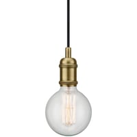 Avra pendelophng, E27, messing, 10,2 cm hj, 5,1 cm diameter - Nordlux