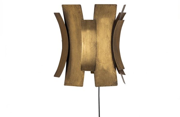 BEPUREHOME Course væglampe - antik messing metal