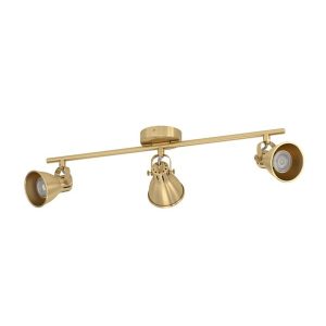 EGLO SERAS spot GU10 3x240lm, børstet messing