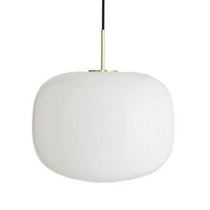 Cuscino pendel large Ø35, messing/opal