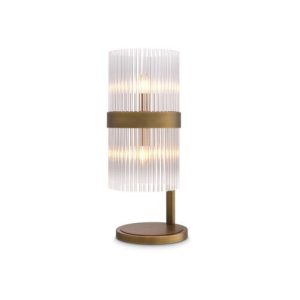 Carnero bordlampe antik messing