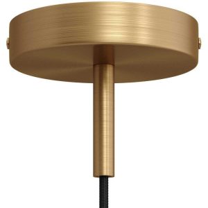 Creative Cables Roset Til 1 Lampe m. 7cm Stilk Børstet Messing