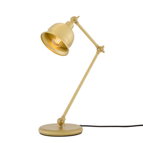 Dale bordlampe Mullan - Blank messing