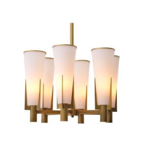 Dino loftlampe messing