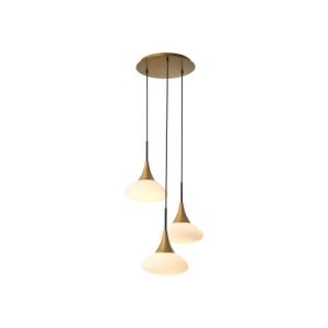 Duco loftlampe messing