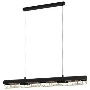 EGLO Stars of Light ALFONSINE langbordspendel 4L sort/mat messing