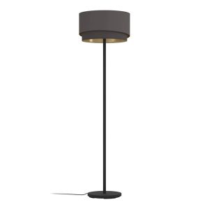 EGLO Stars of Light MANDERLINE gulvlampe H1650 sort/børstet messing