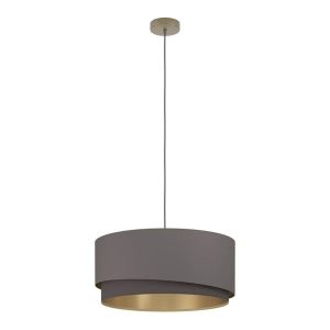 EGLO Stars of Light MANDERLINE pendel E27 Ø560 cappuccino/børstet messing