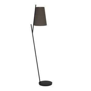 EGLO Stars of Light PETROSA gulvlampe E27 sort/cappuccino/messing