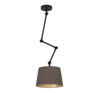 EGLO Stars of Light PISTUNIO pendel E27 sort/cappuccino/messing