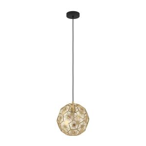 EGLO Stars of Light SKOURA pendel E27 Ø300 messing