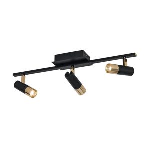 EGLO Stars of Light TOMARES spotskinne 3x5W 3x480lm sort/messing