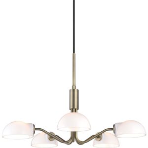 Halo Design Kjøbenhavn lysekrone, messing