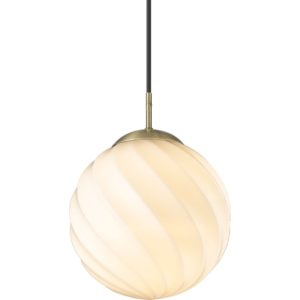Halo Design Twist Ball pendel, messing, Ø25 cm