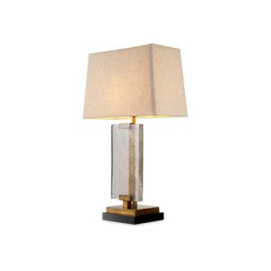 James bordlampe vintage messing