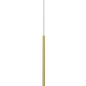 KANJI Loftlampe i aluminium Ø2,5 cm 1 x 7W SMD LED - Børstet messing