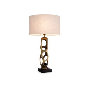 Kearny bordlampe antik messing
