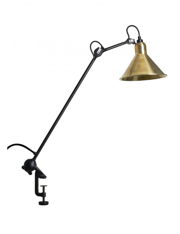 Lampe Gras 201 arkitektlampe - Sort/messing