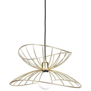 Pendant Ray 45 Lampe, Børstet messing