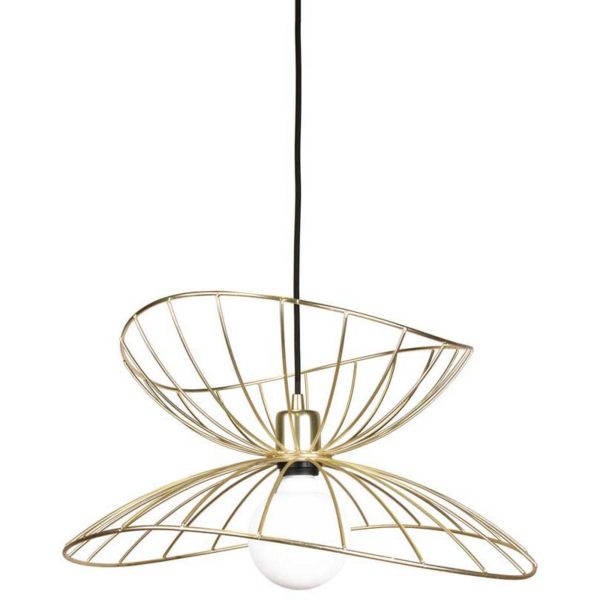 Pendant Ray 45 Lampe, Børstet messing